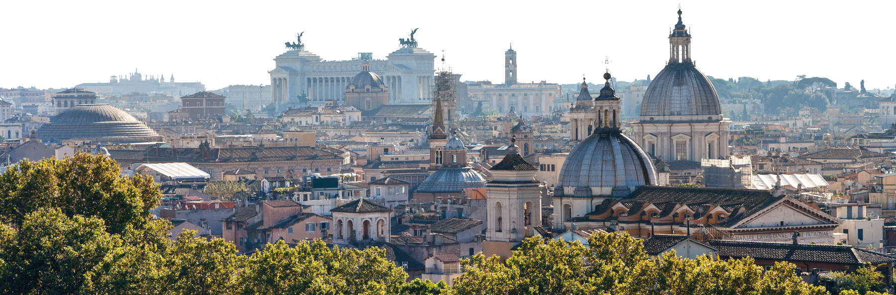 The Rome skyline
