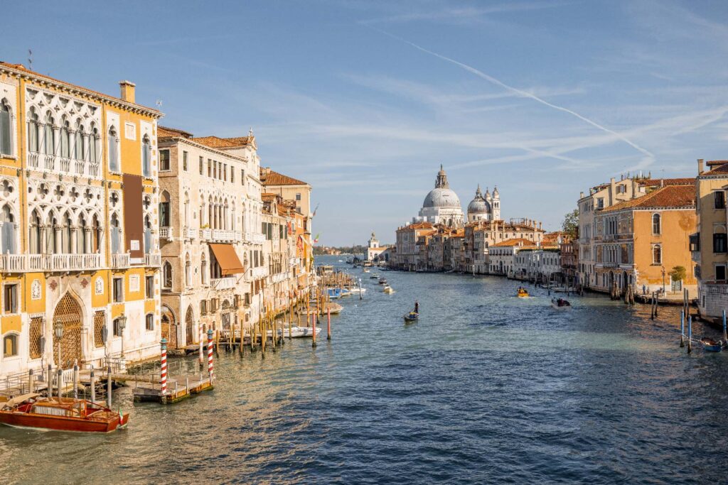 View on Grand Canal in Venice